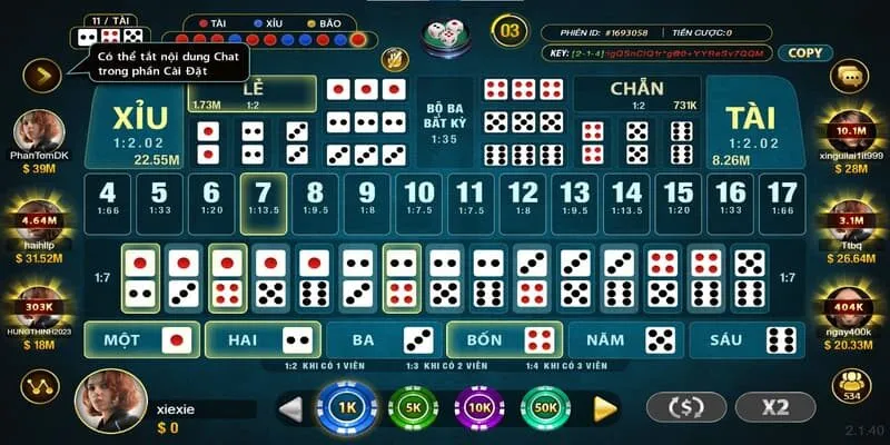 Có nên áp dụng cách tính tài xỉu 1-3-2-4 hay không?